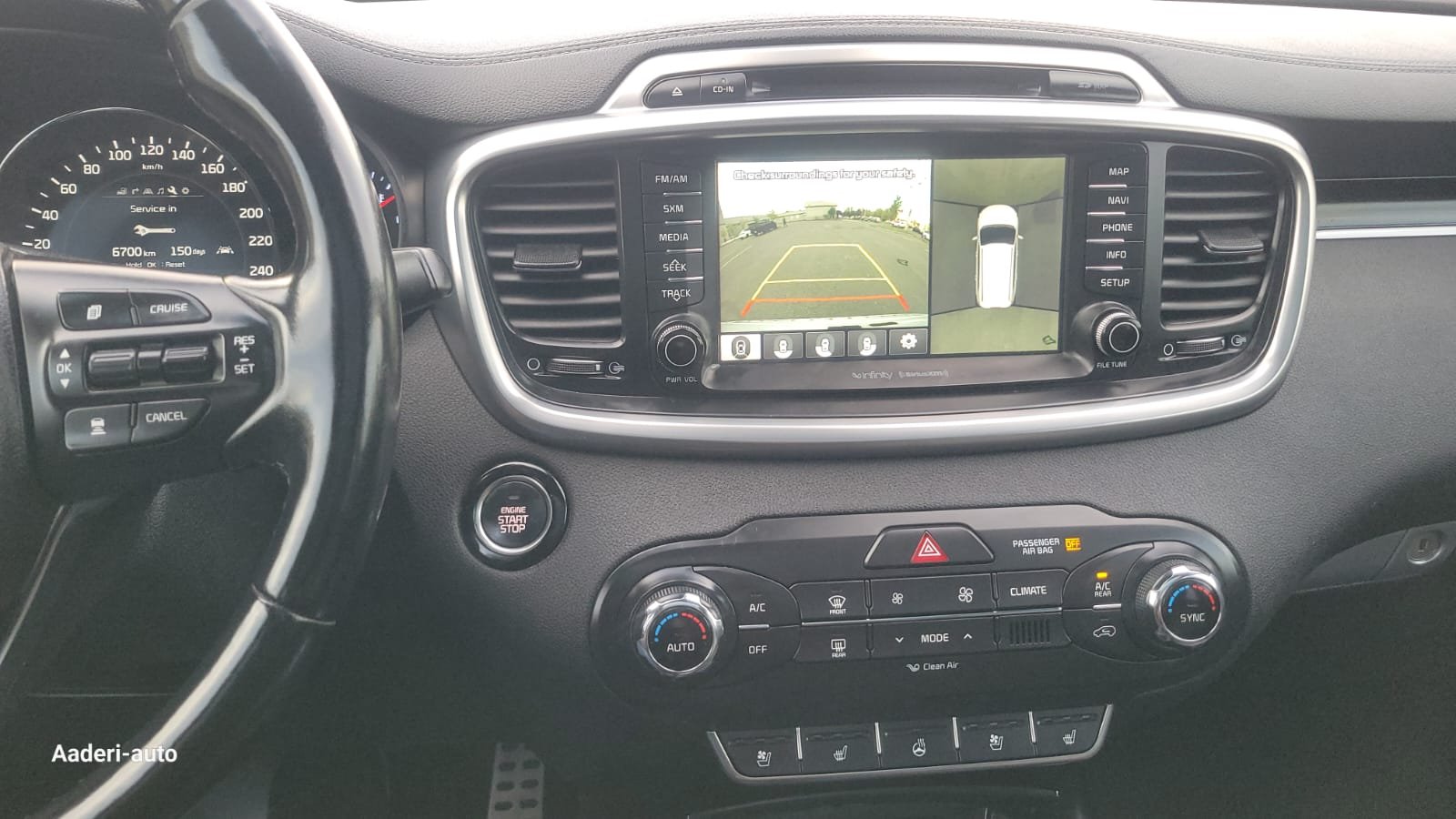 2016 Kia sorento sx 7 places awd 163000KM